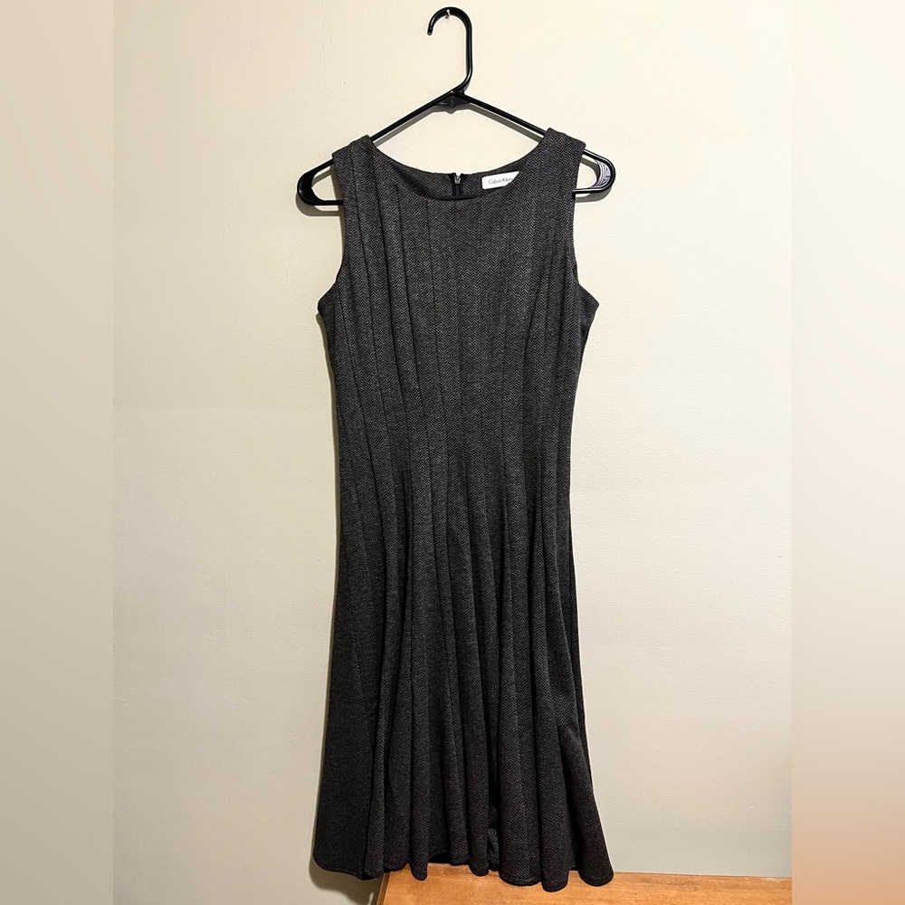Calvin Klein Pleated Dress